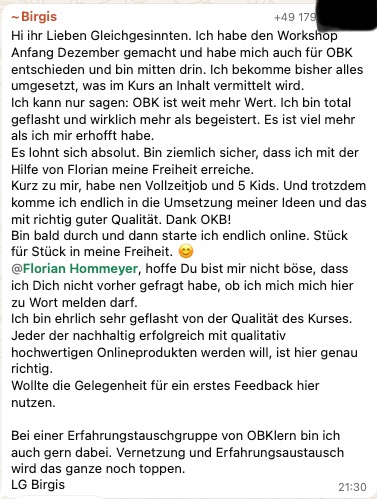 Review von Birgis