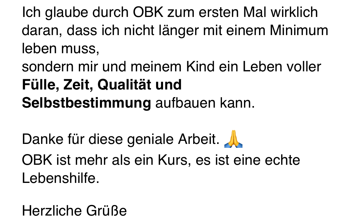 Review von OBK-Teilnehmerin