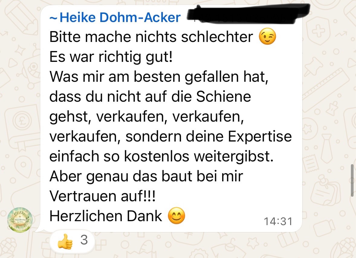Review von Heike Dohm-Acker