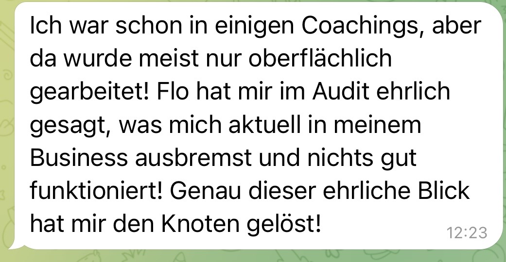 Review von Coaching-Kunde