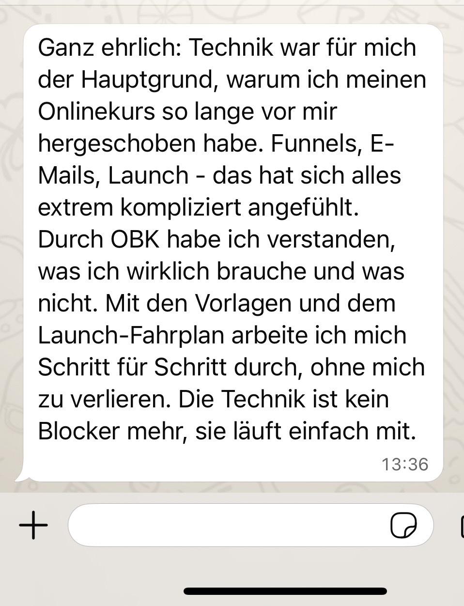 Review von OBK-Teilnehmerin