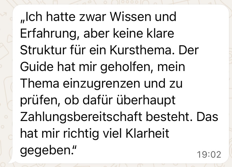 Review von OBK-Teilnehmerin