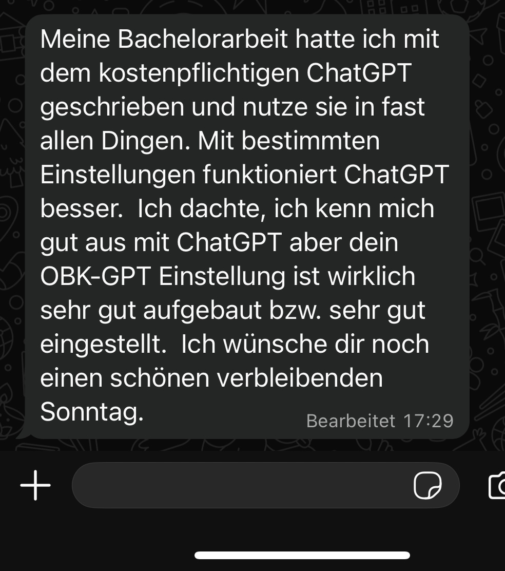 Review von OBK-Käufer